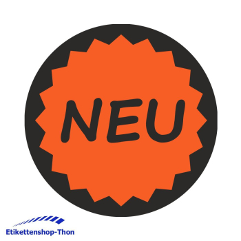 Aktionsetiketten - Durchmesser 30 mm - NEU - 1000 Stück - Leuchtrot